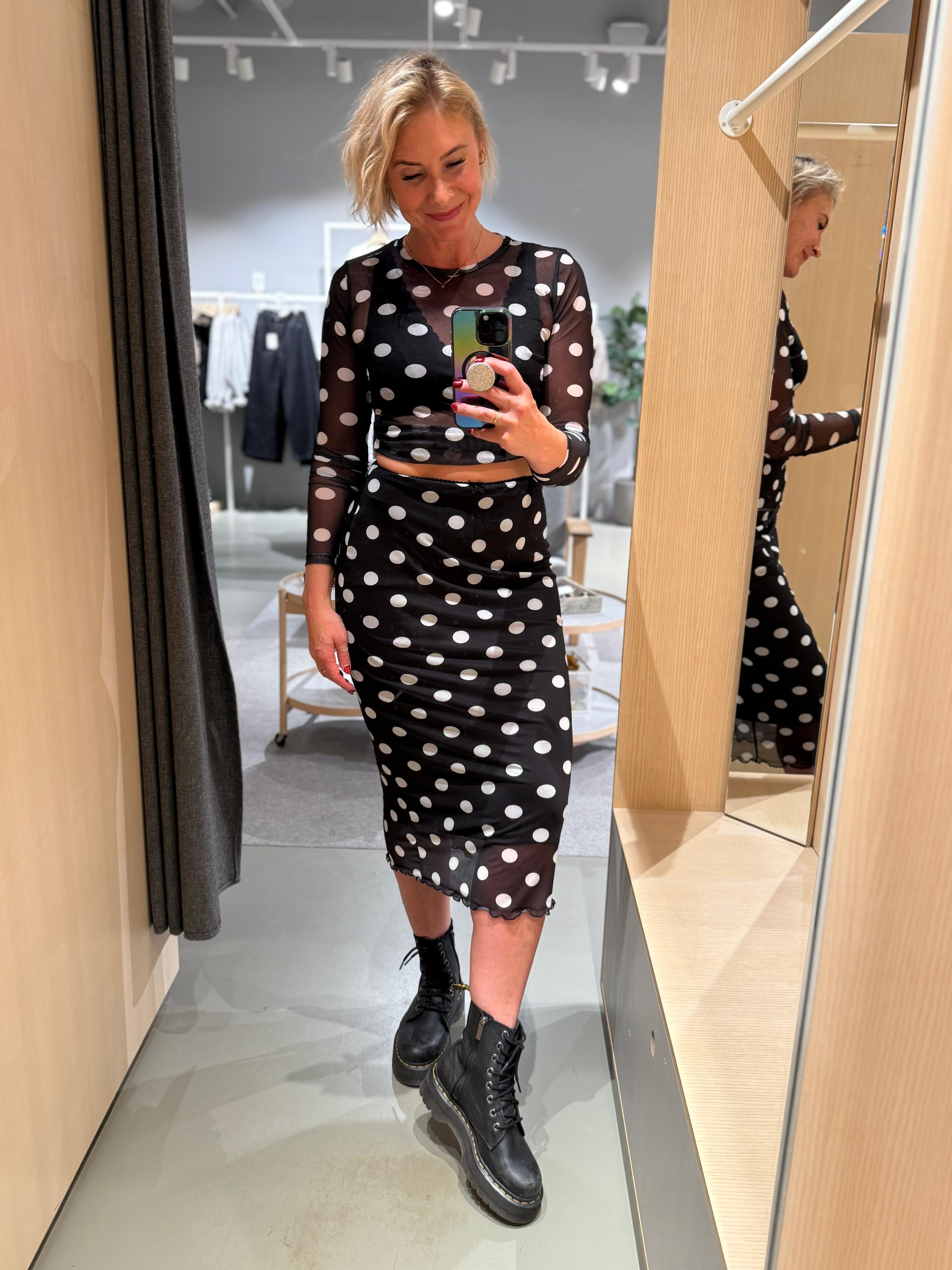 NMLUCIA Long Skirt - Black